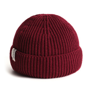 18F STORY S LABEL BEANIE_RED