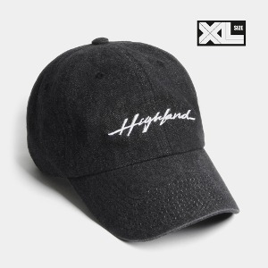 XL HIGHLAND DENIM CAP BLACK